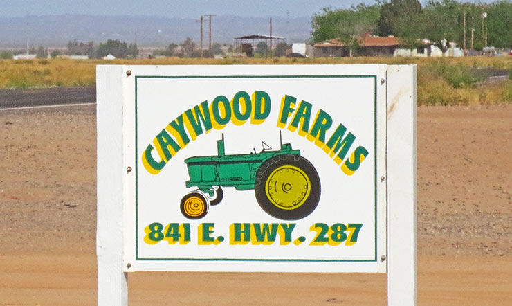 Caywood Farm Sign